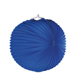 Lampion  en papier Color: bleu Size: Ø 31cm