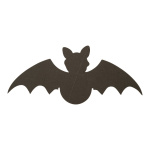 Chauve-souris  en papier Color: noir Size: 30x14cm