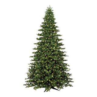 Giant tree "premium" 5.868 tips - Material: out of plastic - Color: green/warm white - Size: 400cm X Ø 245cm