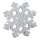 Schneeflocke aus Styropor, selbststehend     Groesse:120x120x13cm    Farbe:weiss   Info: SCHWER ENTFLAMMBAR