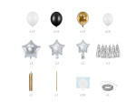 Luftballongirlande - Sterne, Mix, Abmessungen, 167x135 cm
