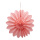 Flower rosette out of paper, with hanger, foldable, self-adhesive     Size: 70cm    Color: rose