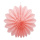Blumenrosette aus Papier, mit Hänger, faltbar, selbstklebend     Groesse: 50cm    Farbe: rosa