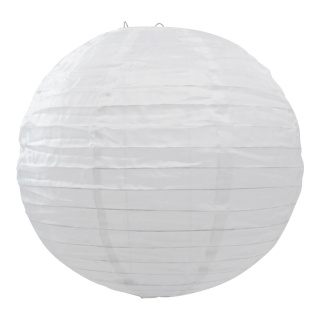 Lampion aus Nylon, für Innen- & Außenbereich     Groesse: Ø 30cm    Farbe: weiß