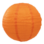 lampion  en nylon Color: orange Size: Ø30cm