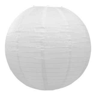 Lampion aus Nylon, für Innen- & Außenbereich     Groesse: Ø 60cm    Farbe: weiß