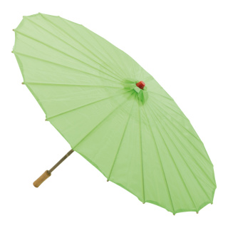Umbrella out of wood/nylon, foldable, for indoor & outdoor     Size: Ø 82cm    Color: green