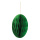 Honeycomb egg out of kraft paper, with magnetic closure & hanger     Size: Ø 20cm    Color: green