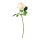Rose en plastique/soie artificielle, flexible, effet touche réelle     Taille: 45cm, tige: 38cm    Color: pêche