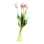 Bouquet de tulipes 5-fois, en plastique/soie...