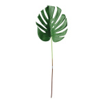 Monstera leave on stem out of artificial silk/plastic,...