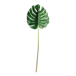 Monstera leave on stem out of artificial silk/plastic,...