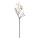 Magnolia spray with 5 flowers & 2 buds, out of artificial silk/plastic, flexible     Size: 49cm, stem: 26cm    Color: white