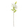 Lily 3-fold, out of plastic/artificial silk, flexible, 2 blossom, 1 bud     Size: 75cm, stem: 43cm    Color: white