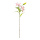 Lys sur tige 3-fois, en plastique/soie artificielle, flexible, 2 fleurs, 1 bourgeon     Taille: 75cm, tige: 43cm    Color: rose