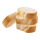 Slices ob bread 4 pcs, out of plastic, in bag     Size: 9x5cm    Color: white/beige