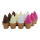 Crèmes glacées 12, en plastique, en sachet     Taille: 11x6cm    Color: multicolore