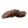 Tranches de galette 6, en plastique, en sachet     Taille: Ø10cm    Color: brun