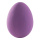 Oeuf de Pâques en polystyrène     Taille: 20cm    Color: violet