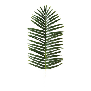 Palmenblatt 46 Blätter, aus Kunststoff/Metall     Groesse: 120x50cm, Stiel: 28cm    Farbe: grün