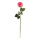 Peony on stem out of artificial silk/ plastic, flexible     Size: 60cm, Ø9cm, stem: 37cm    Color: pink/green