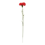 Carnation on stem  - Material: out of artificial silk/...