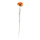 Carnation on stem out of artificial silk/ plastic, flexible     Size: 50cm, Ø8cm    Color: orange