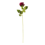 Rose on stem out of artificial silk/ plastic, flexible...