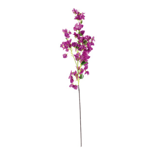 Bougainvillea bush out of artificial silk/ plastic, flexible     Size: 117cm, stem: 53cm    Color: purple