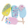 Ice cream with stick 4 pcs set, out of styrofoam     Size: 15,5cm    Color: multicoloured