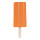 Glace à bâton en polystyrène, tige en bois     Taille: 50x18x5,5cm, tige: 16cm    Color: orange