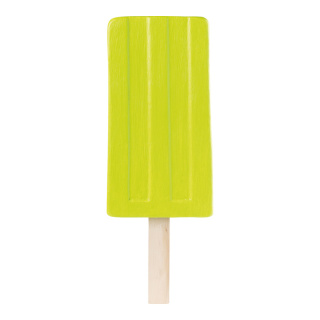 Ice cream with stick out of styrofoam/wood     Size: 50x18x5,5cm, stick: 16cm    Color: light green
