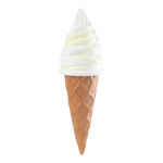 Glace soft en cornet en polystyrène     Taille:...