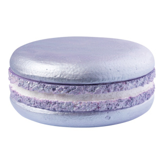Macaron en polystyrène     Taille: Ø20cm    Color: violet clair