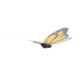 Papillon  en plastique Color: jaune Size: 21x30cm