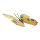 Schmetterling aus Kunststoff, mit Hänger     Groesse: 35x50cm    Farbe: gelb