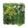 Panneau de feuilles en plastique     Taille: 50x50cm    Color: vert