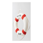 Life buoy with rope styrofoam covered with cotton...