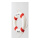 Bouée de sauvetage avec corde en polystyrène/coton     Taille: 35x35x5cm    Color: blanc/rouge