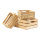 Wooden boxes in set 3-fold, out of fir wood, nested     Size: 40x30x15cm, 30x25x14cm, 25x15x12,5cm    Color: natural-coloured