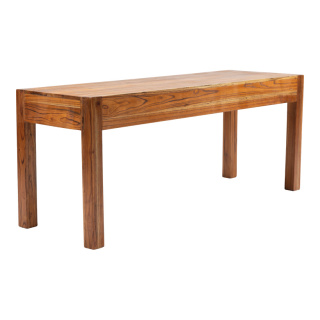 Wooden table out of redwood, to assemble     Size: 120x40cm    Color: brown