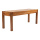 Wooden table out of redwood, to assemble     Size: 120x40cm    Color: brown