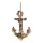 Anchor out of MDF, with real shells     Size: 25x18x3,5cm, hanger ca. 23cm    Color: natural-coloured