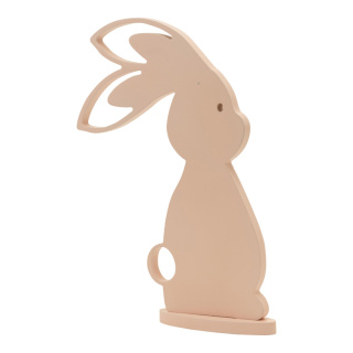 Rabbit on base plate out of MDF     Size: 30x20cm, thickness: 12mm    Color: rose