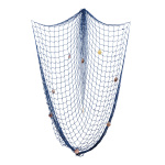 Filet de pêche  en coton Color: bleu Size: 150x200cm