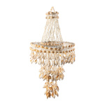 Lustre coquillages vraies     Taille: 60x25cm    Color:...