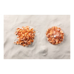 Muscheln im Netz      Groesse: 300g, 2-4cm    Farbe: apricot