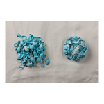 Muscheln im Netz      Groesse: 300g, 2-4cm - Farbe: hellblau