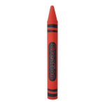 Crayon de cire  en polystyrène Color: rouge/noir...