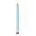 Pencil with rubber out of styrofoam     Size: 93x7,5cm    Color: blue/pink